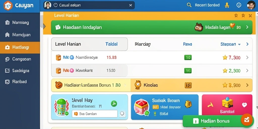 Gameplay dinamis yang penuh aksi dan tantangan.