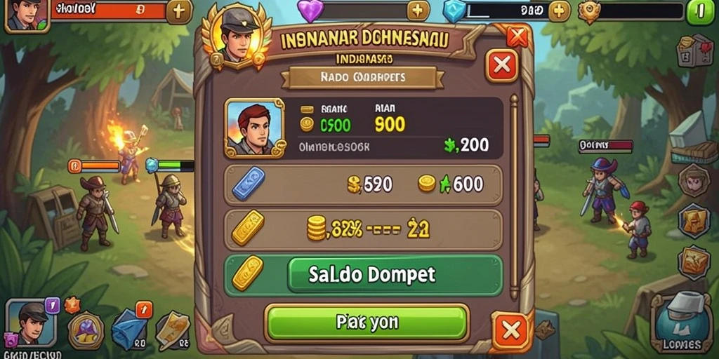 Sistem reward menarik untuk pemain aktif.