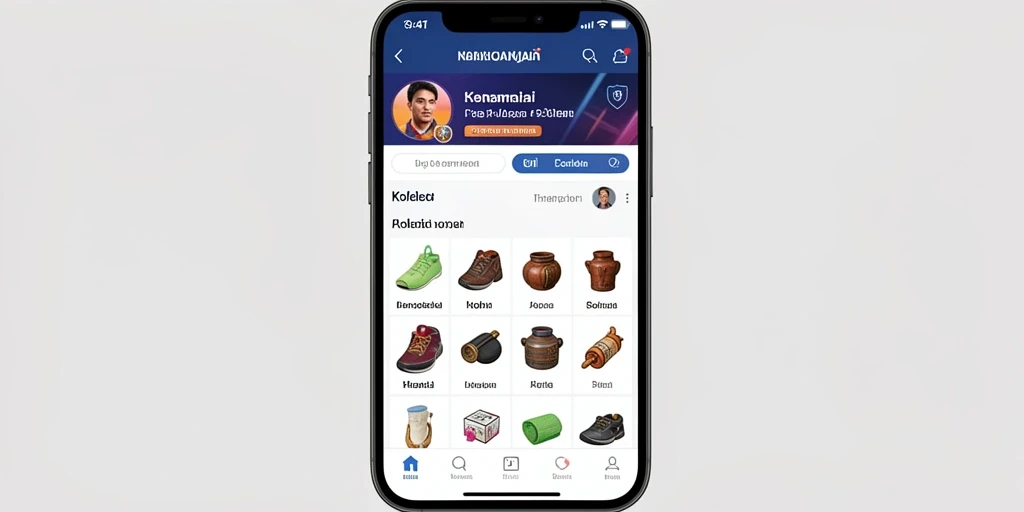Screenshot memperlihatkan karakter unik yang dapat dipilih.