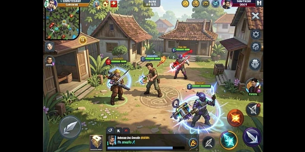 Tangkapan layar menampilkan mode multiplayer yang seru.